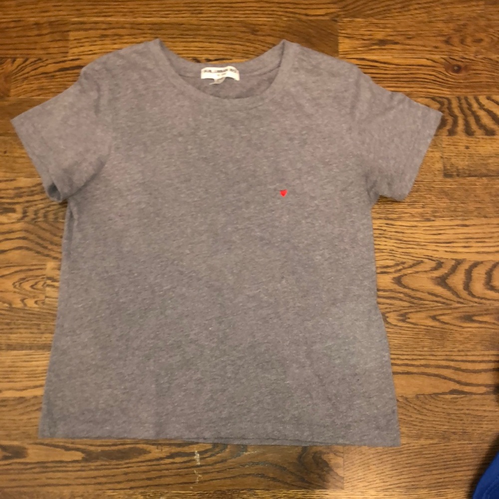 SUB_URBAN RIOT Gray Heart Shirt